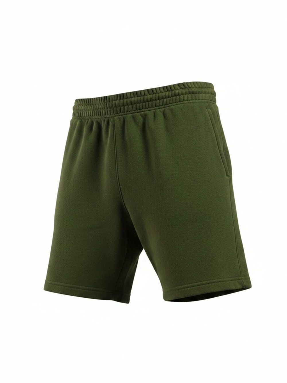 Levis Men's S Olive Green Athletic Shorts Drawstring Cotton Blend With Pockets